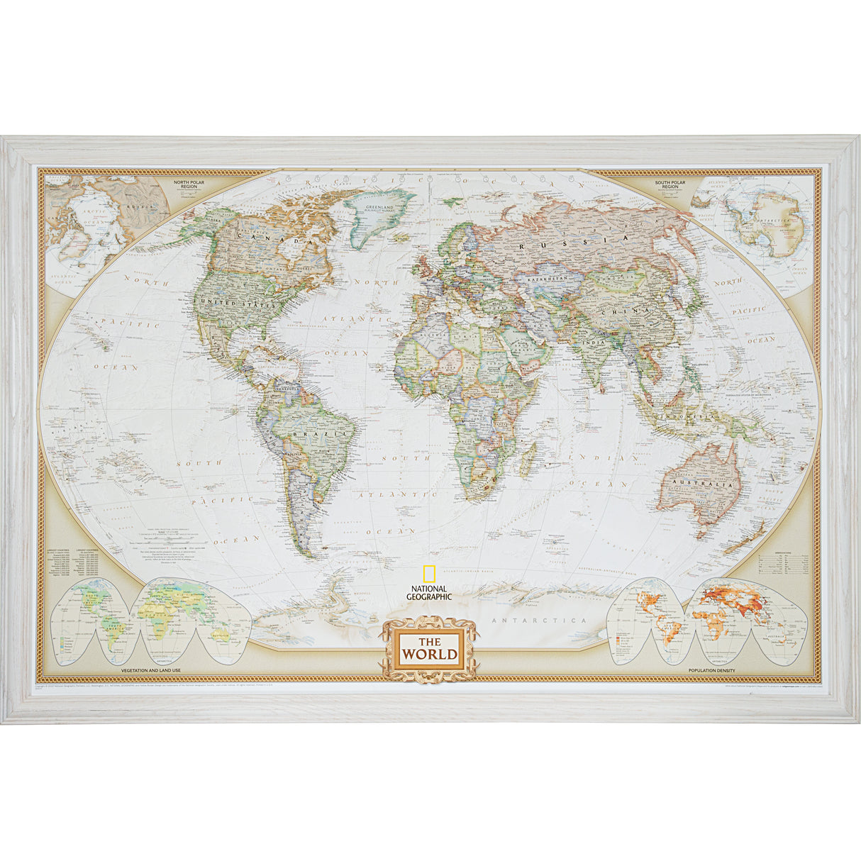 Executive World Push Pin Map – Wiltshire 440 White