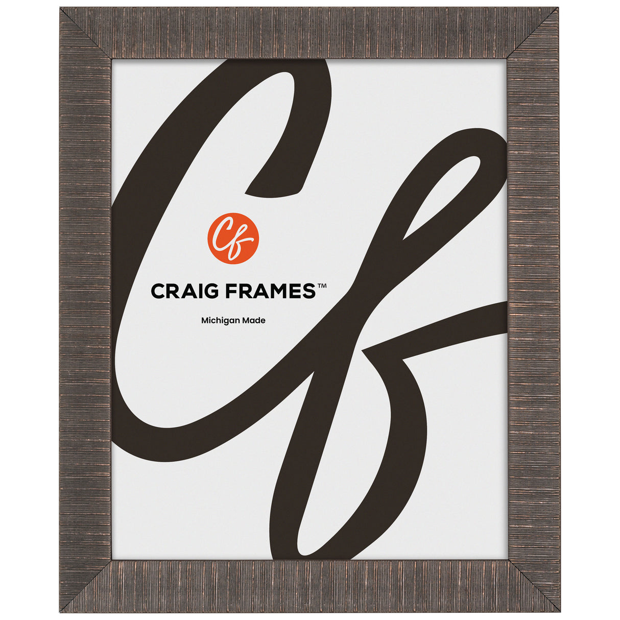 Linear 1", Aged Bronze Picture Frame