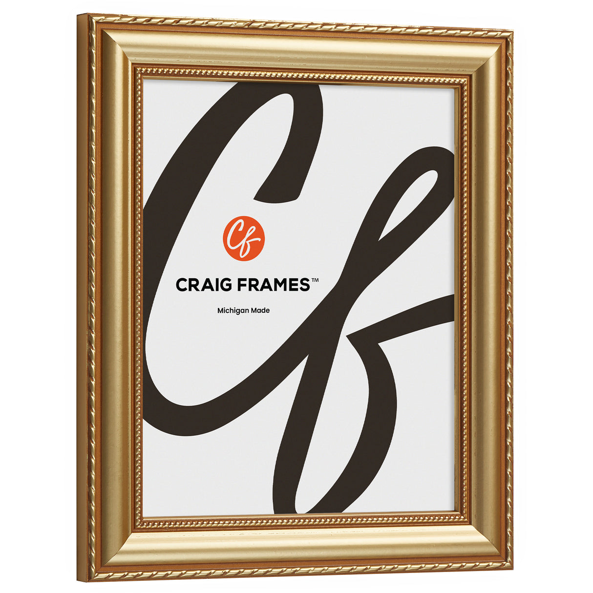Victoria 1.375", Ornate Gold Picture Frame - 4 Piece Set