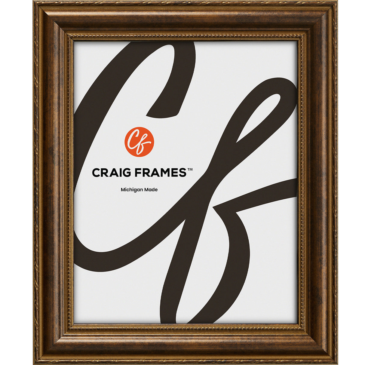 Victoria 1.375", Ornate Bronze Picture Frame - 4 Piece Set