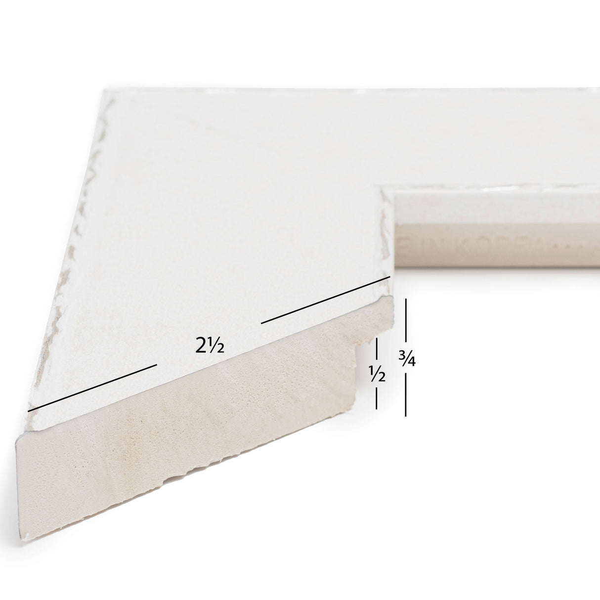 Starlight 2.5", Matted Pearl White Picture Frame