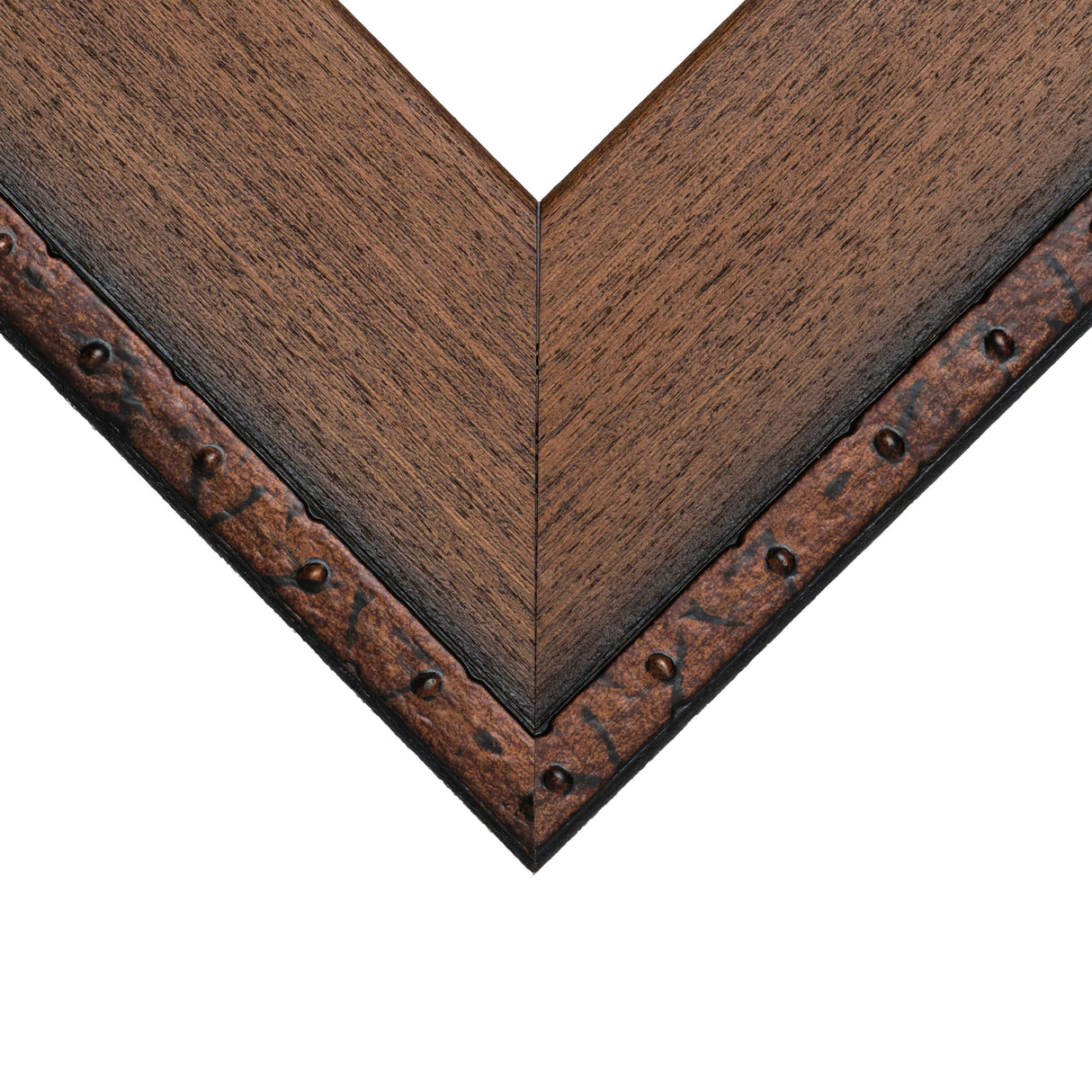 Constitution Nautical 3", Matted Walnut Brown Picture Frame