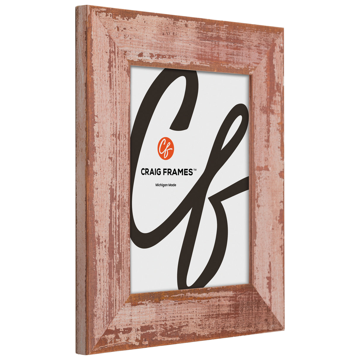 Hatteras XL 2.375", Matted Brushed Rose Picture Frame