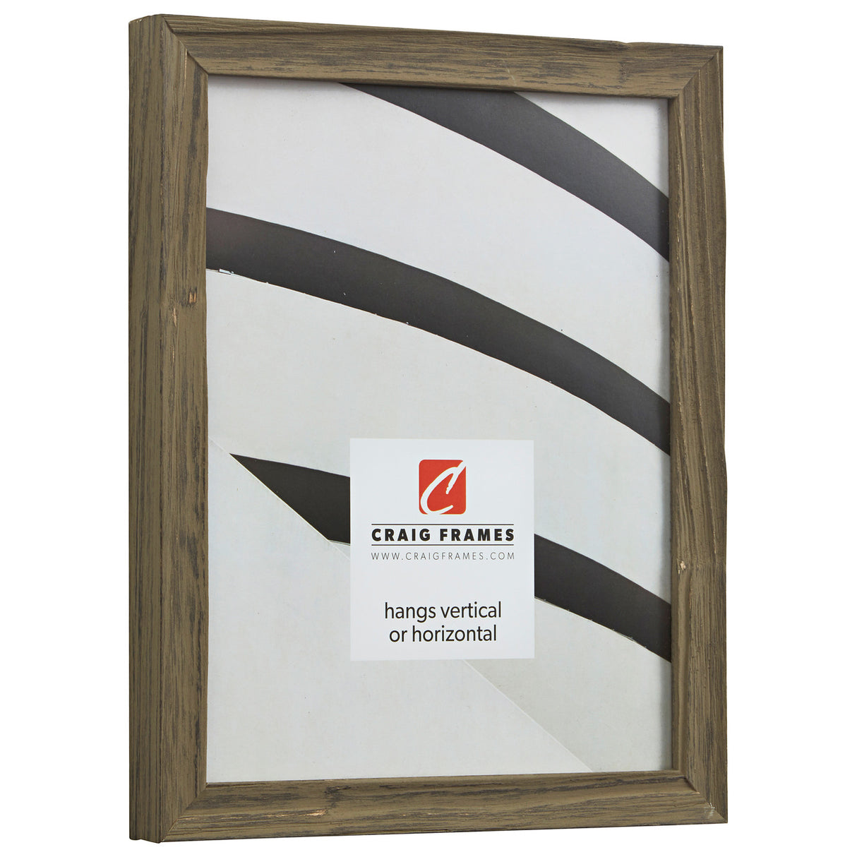 Hausbarn .75", Rustic Wolf Gray Picture Frame
