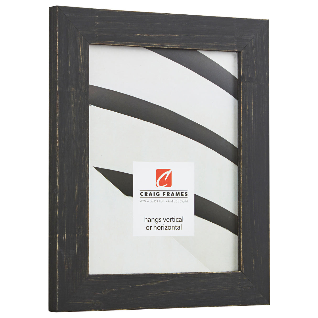 Jasper 1.5", Charcoal Weathered Picture Frame