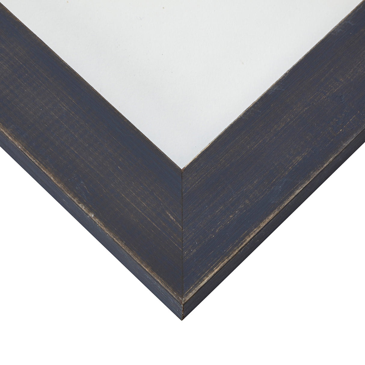 Jasper 1.5", Weathered Blue Matted Picture Frame