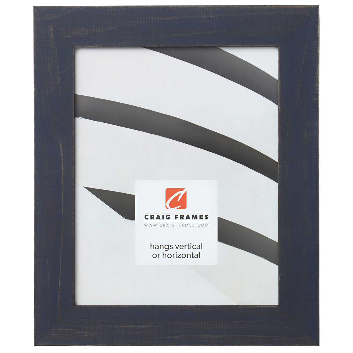 Jasper 1.5", Weathered Blue Picture Frame