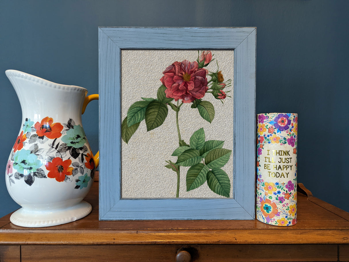 Jasper 1.5", Sky Blue Weathered Picture Frame