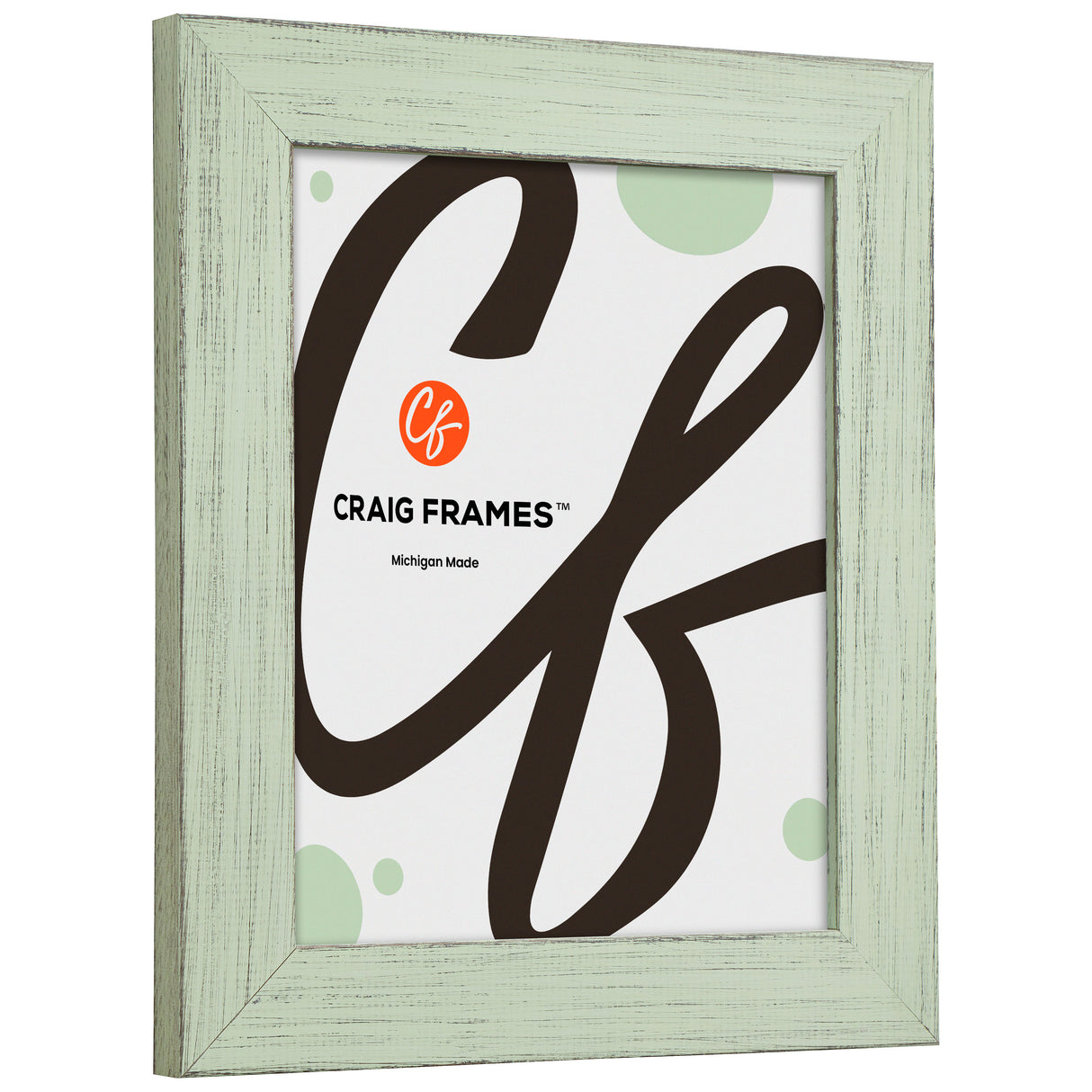 Jasper 1.5", Mint Julep Weathered Picture Frame