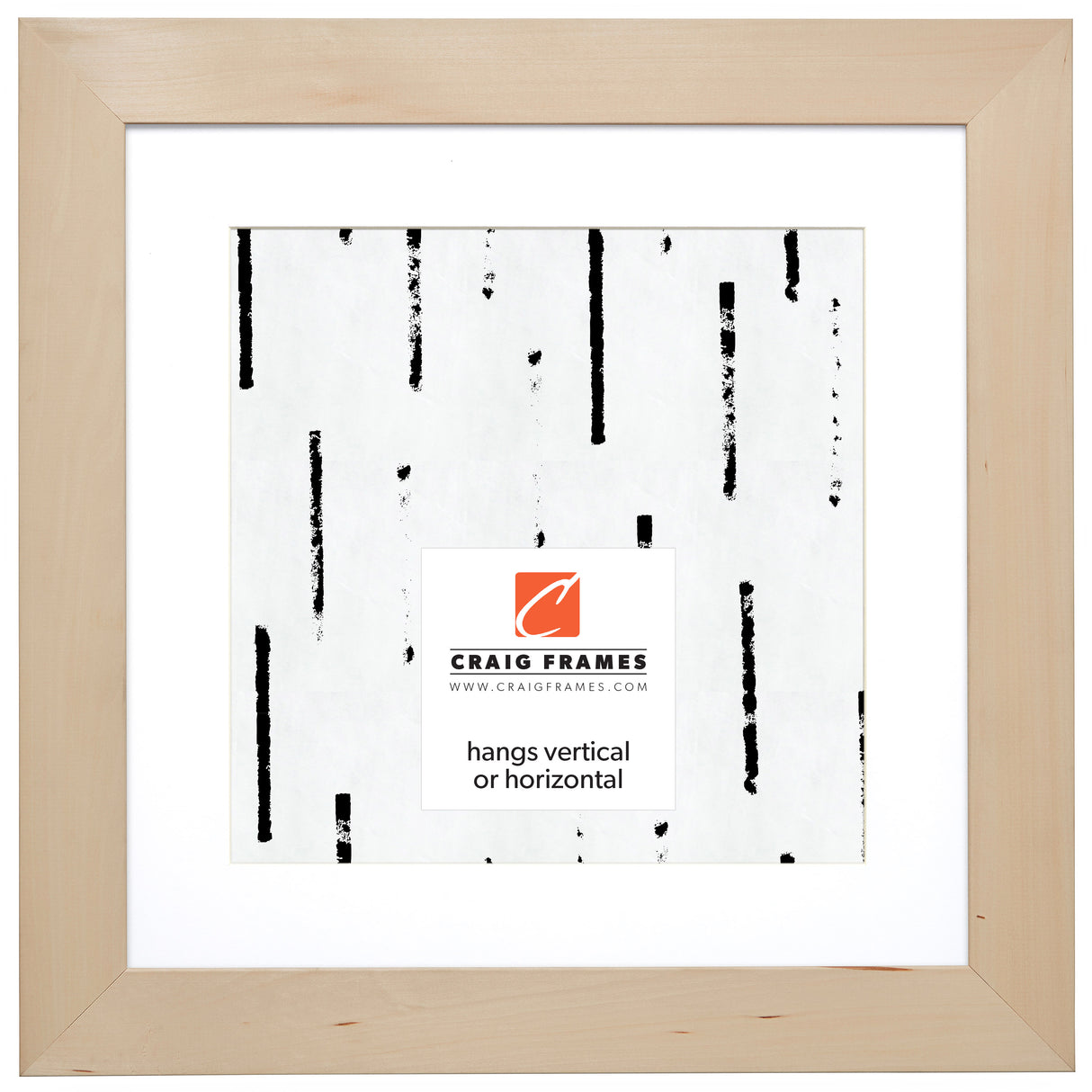 Basswood 200 2", Matted Unfinished DIY Picture Frame