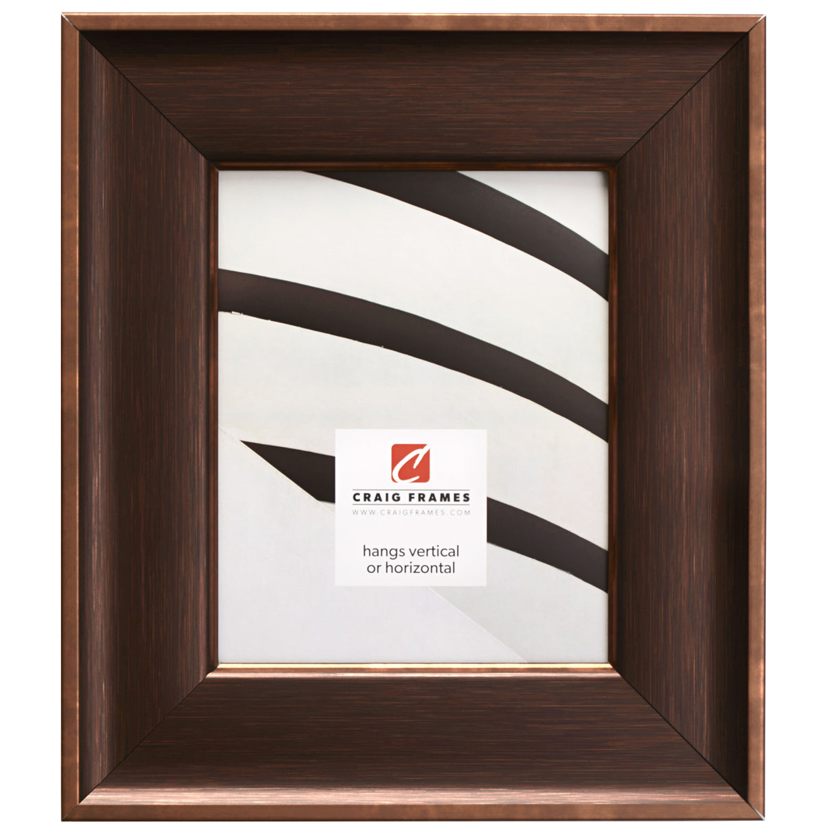 Resilience Wide 3", Distressed Bronze Picture Frame