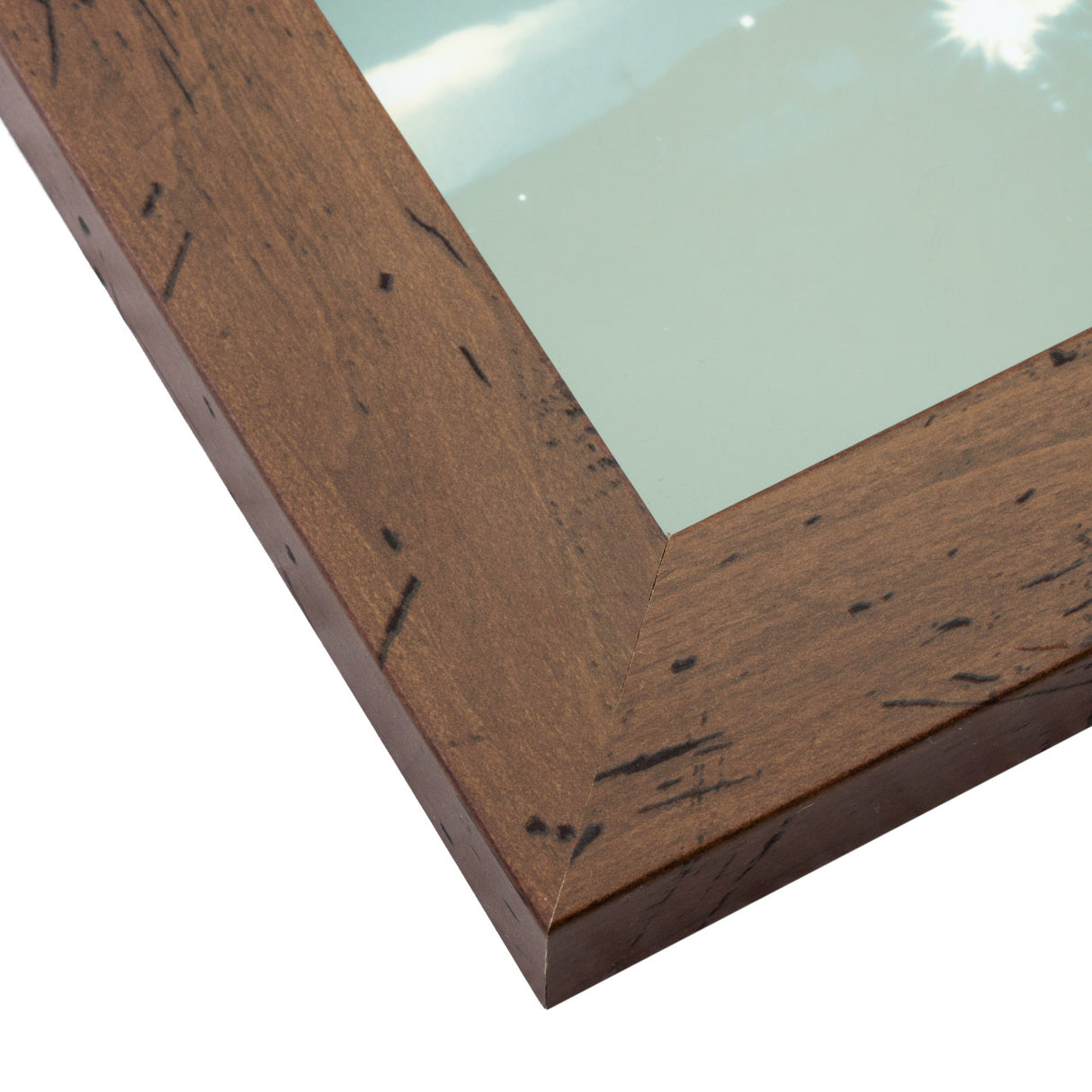 Bauhaus 125 1.25", Matted Dark Walnut Picture Frame - 4 Piece Set