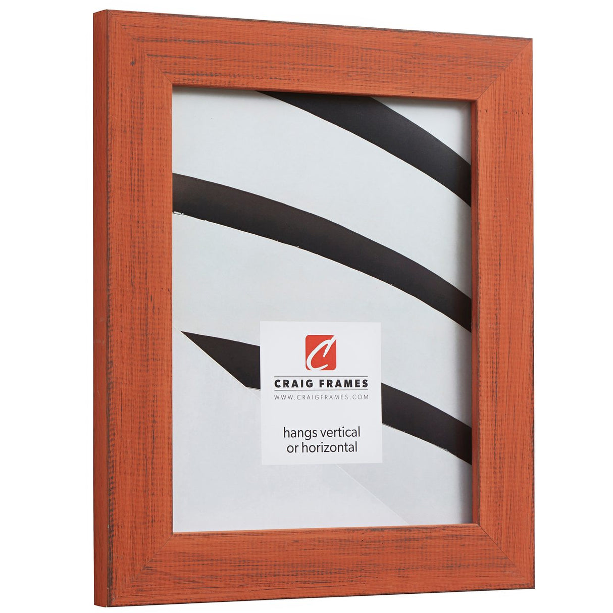 Jasper 1.5", Bourbon Orange Weathered Picture Frame
