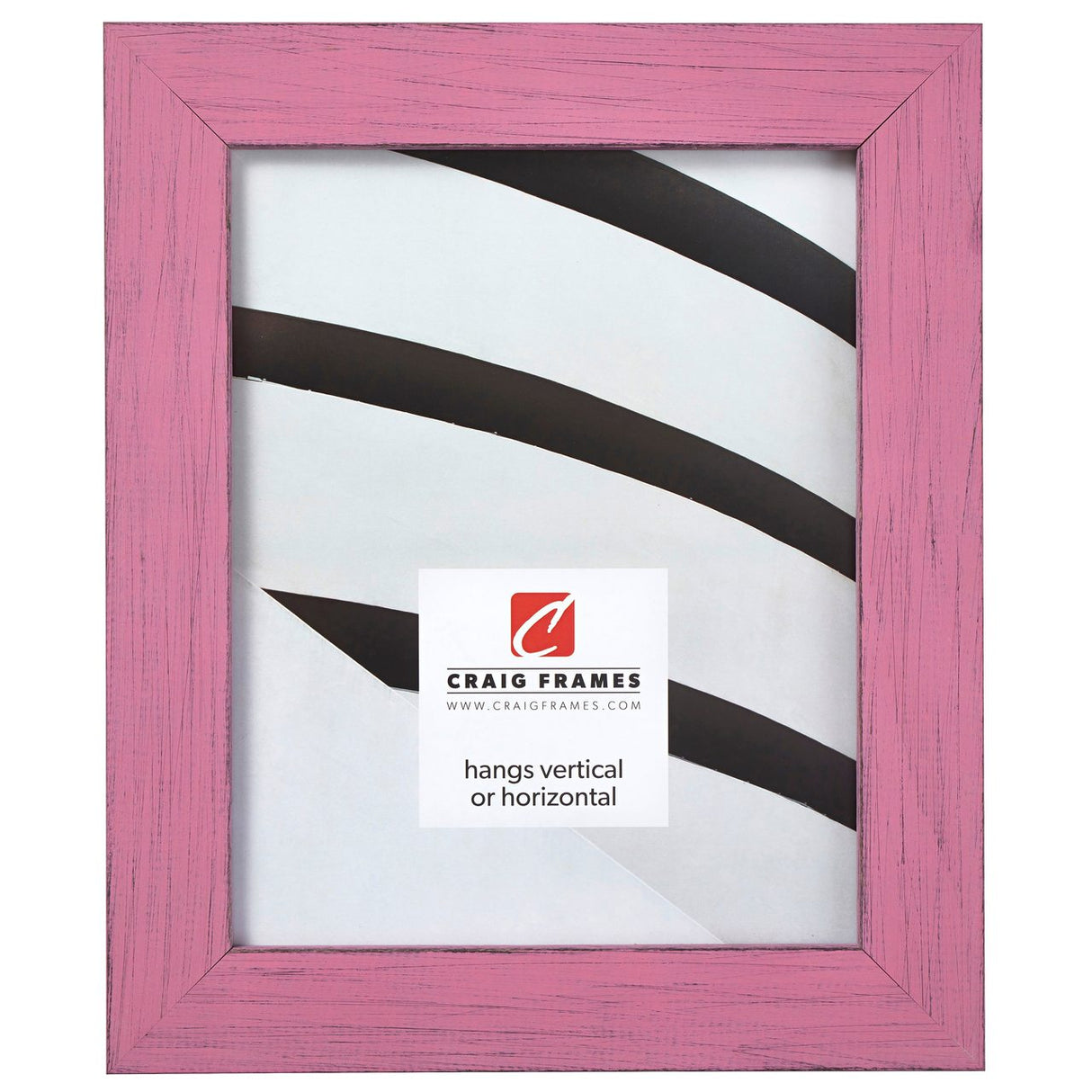 Jasper 1.5", Petticoat Pink Weathered Picture Frame