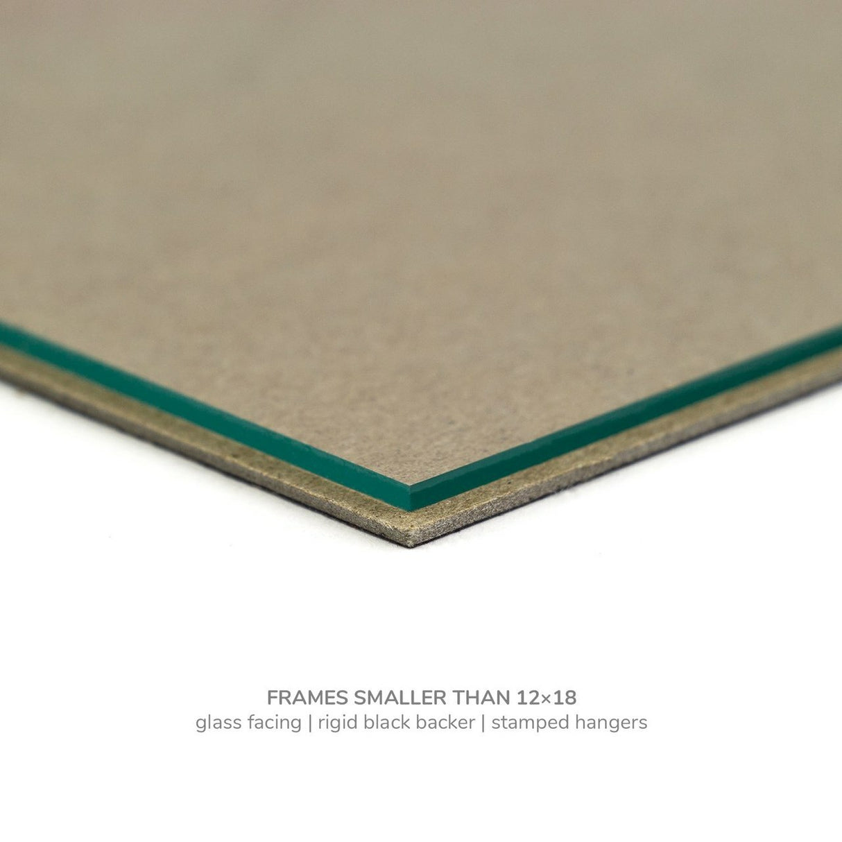Glimmer 2.375", White Matted Picture Frame