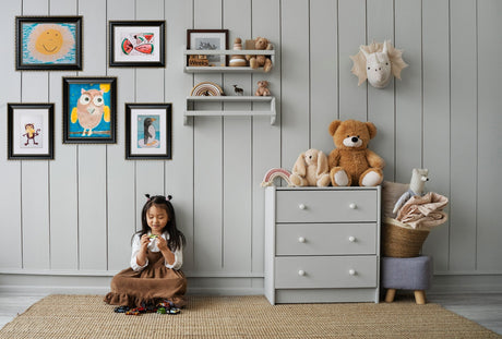 Creating a Kids Gallery Wall: Tips for Creative Displays on a Budget!