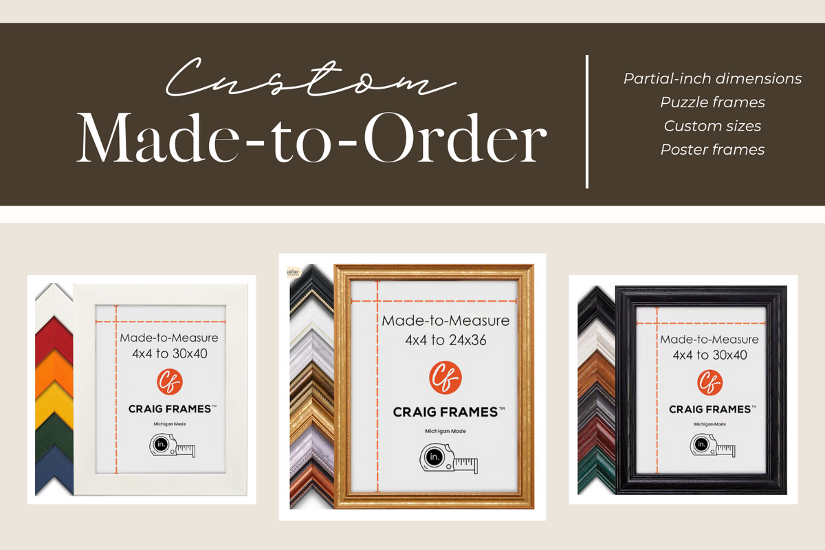 No Order Frame Customized Options: Made-to-Order Frames – Craig Frames
