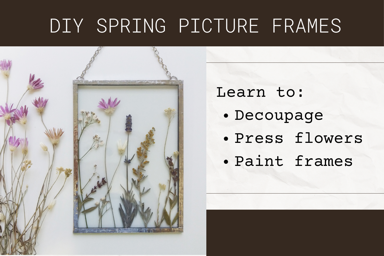 DIY Spring-Inspired Picture Frame Crafts