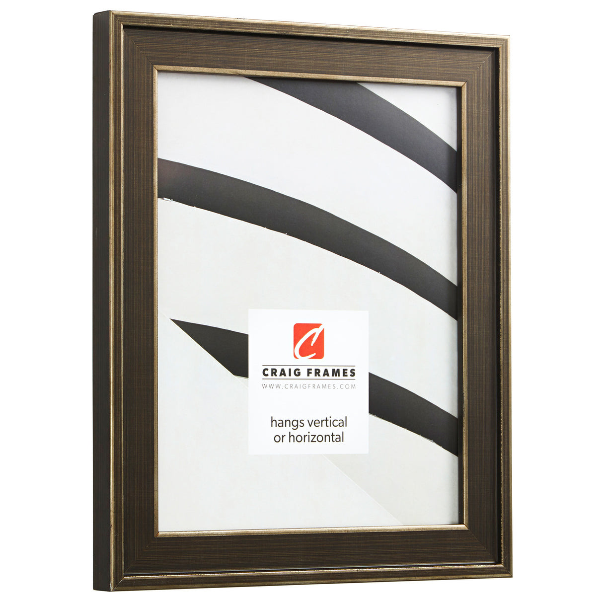 Metropolis 1.25", Antique Pewter Picture Frame
