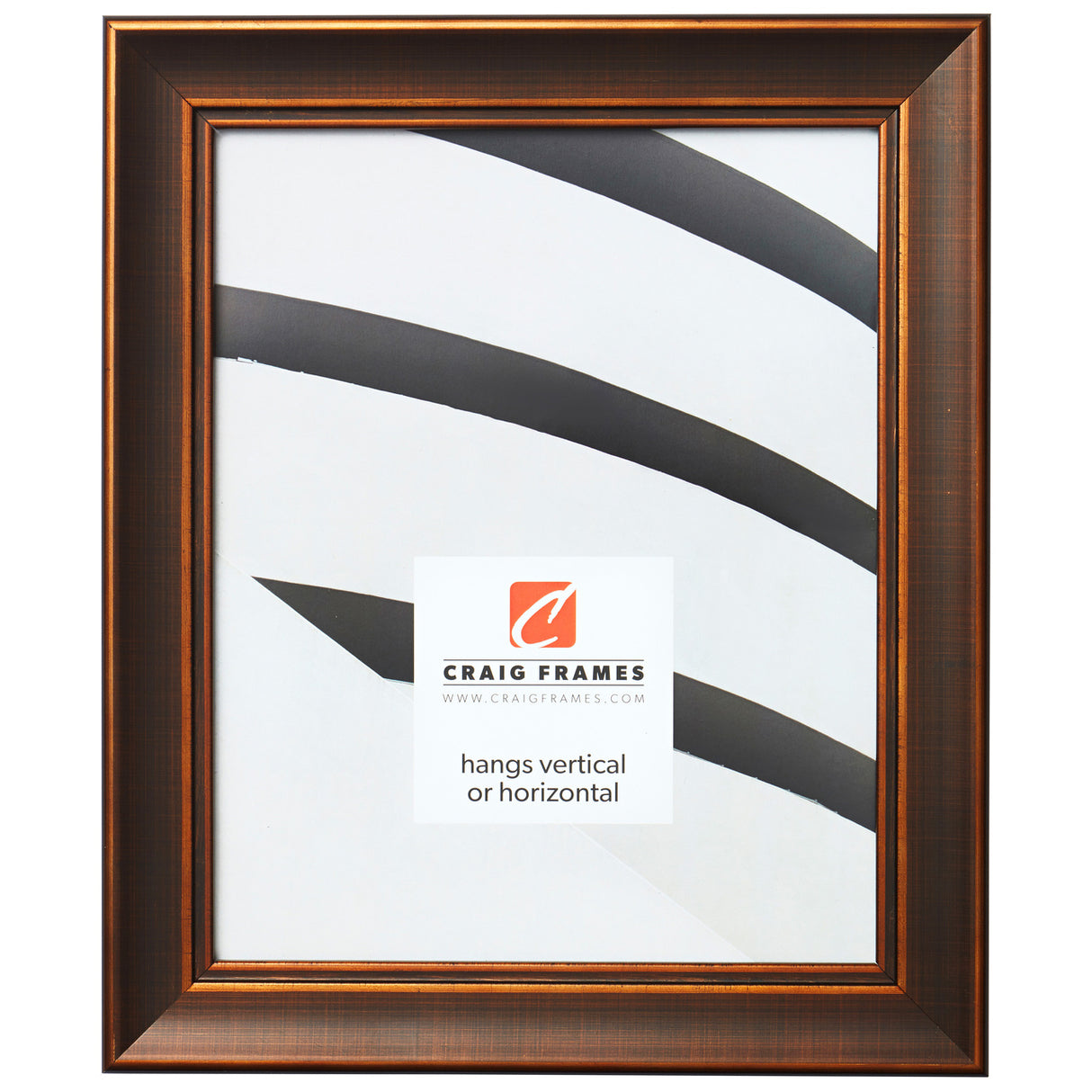 Metropolis 125 1.25", Antique Bronze Picture Frame