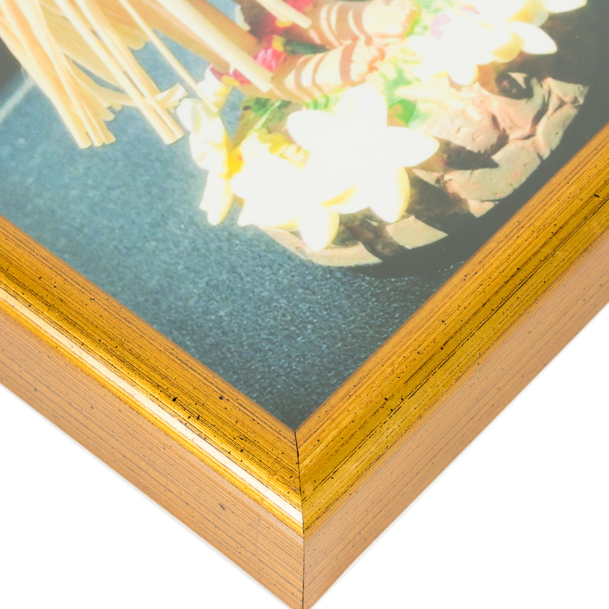 Bullnose .5", Brushed Gold Picture Frame