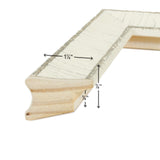 Marea 1.125", Birch Bark Picture Frame