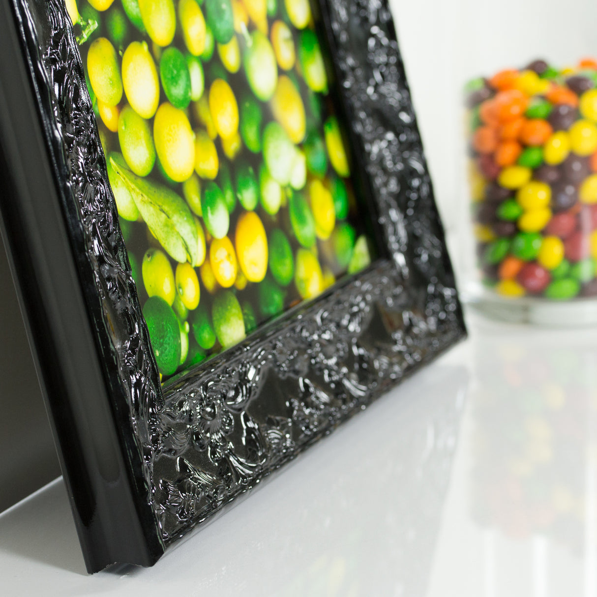 Renaissance 1.75", Obsidian Black Picture Frame