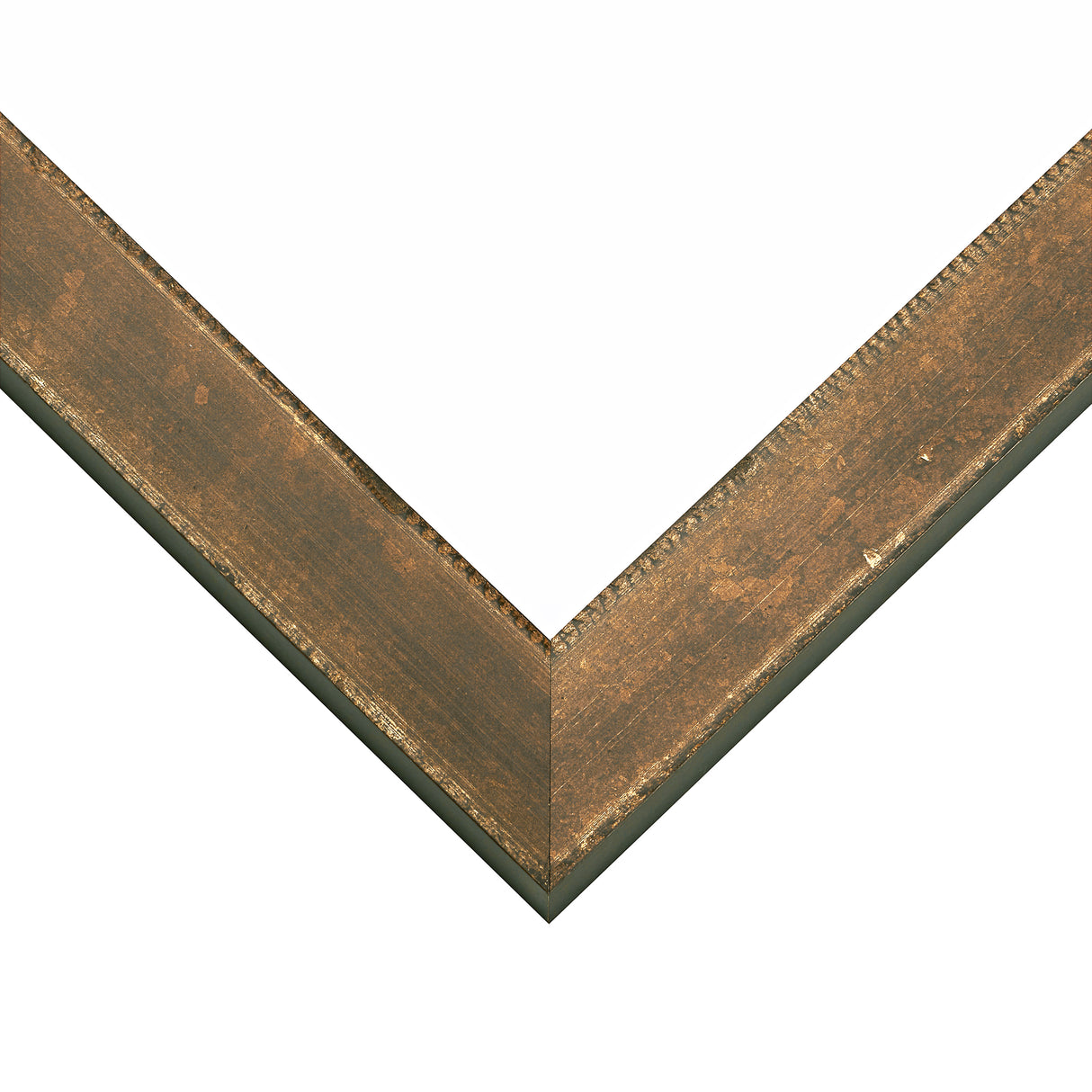 Patina 125 1.125", Distressed Copper and Black Picture Frame