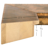 Patina 225 2.25", Distressed Copper and Black Picture Frame
