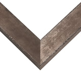 Patina 225 2.25", Distressed Silver and Black Picture Frame