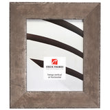 Patina 225 2.25", Distressed Silver and Black Picture Frame