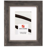 Aristocrat 1.625", Matted Distressed Silver and Gray Picture Frame