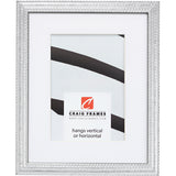 Farnsworth .75", Silver Matted Picture Frame