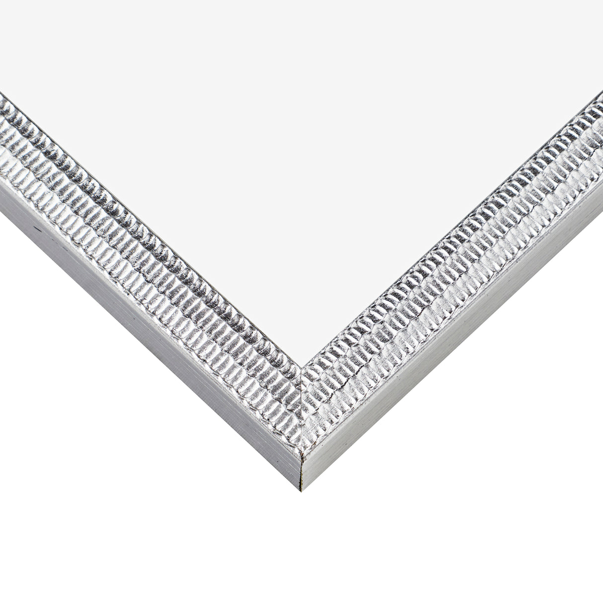 Farnsworth .75", Silver Matted Picture Frame
