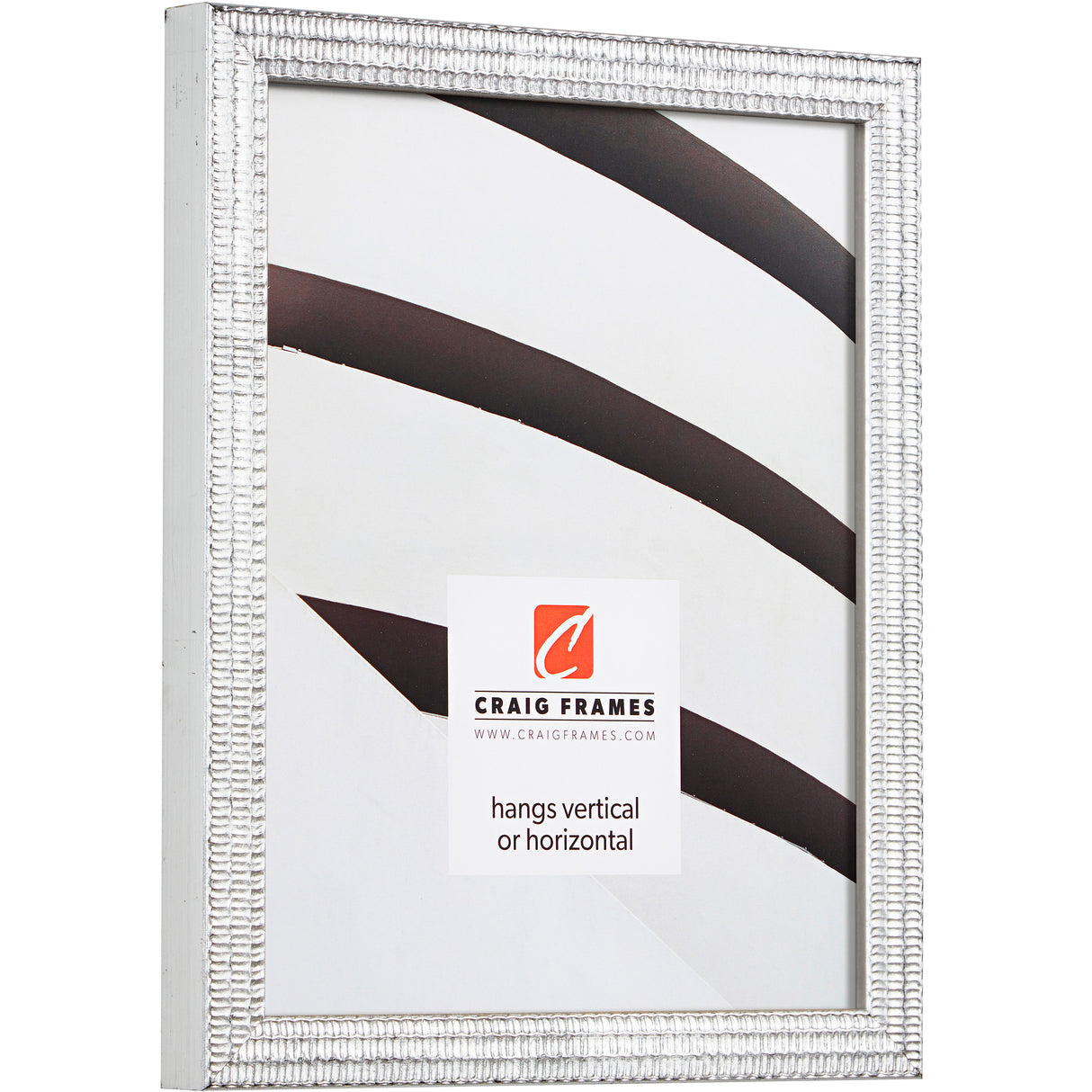 Farnsworth .75", Silver Matted Picture Frame