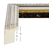 Farnsworth .75", Silver Matted Picture Frame
