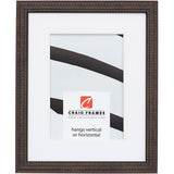 Farnsworth .75", Antique Black Matted Picture Frame