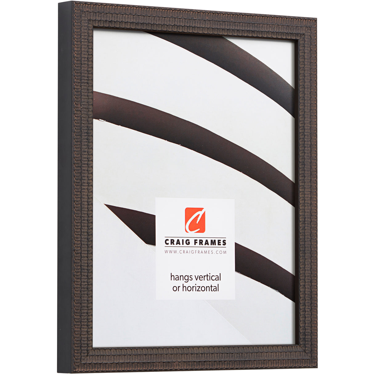 Farnsworth .75", Antique Black Matted Picture Frame
