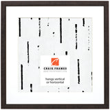 Farnsworth .75", Antique Black Matted Picture Frame