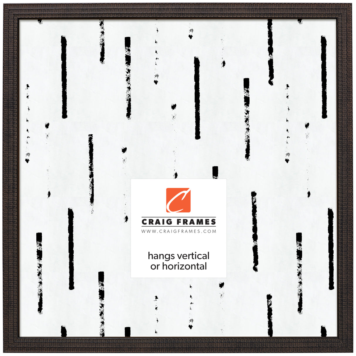 Farnsworth .75", Antique Black Picture Frame