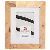 Innovations 1.5", Matted Natural Burl Picture Frame