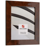 Innovations 1.5", Matted Glossy Walnut Brown Burl Picture Frame