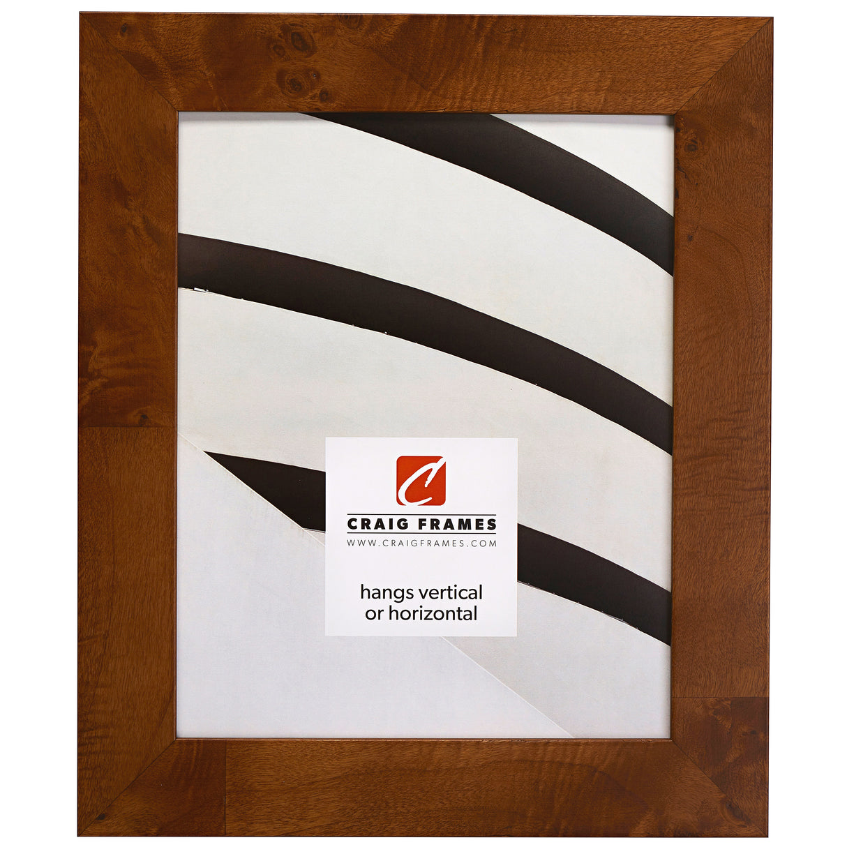 Innovations 1.5", Brown Burl Picture Frame