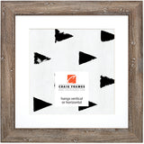 Hatteras 2", Boho Rustic Beachwood Matted Picture Frame