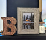 Hatteras 2", Boho Rustic Beach Wood Picture Frame