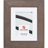 Hatteras 2", Boho Rustic Gray Wash Matted Picture Frame