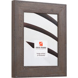 Hatteras 2", Boho Rustic Gray Wash Matted Picture Frame