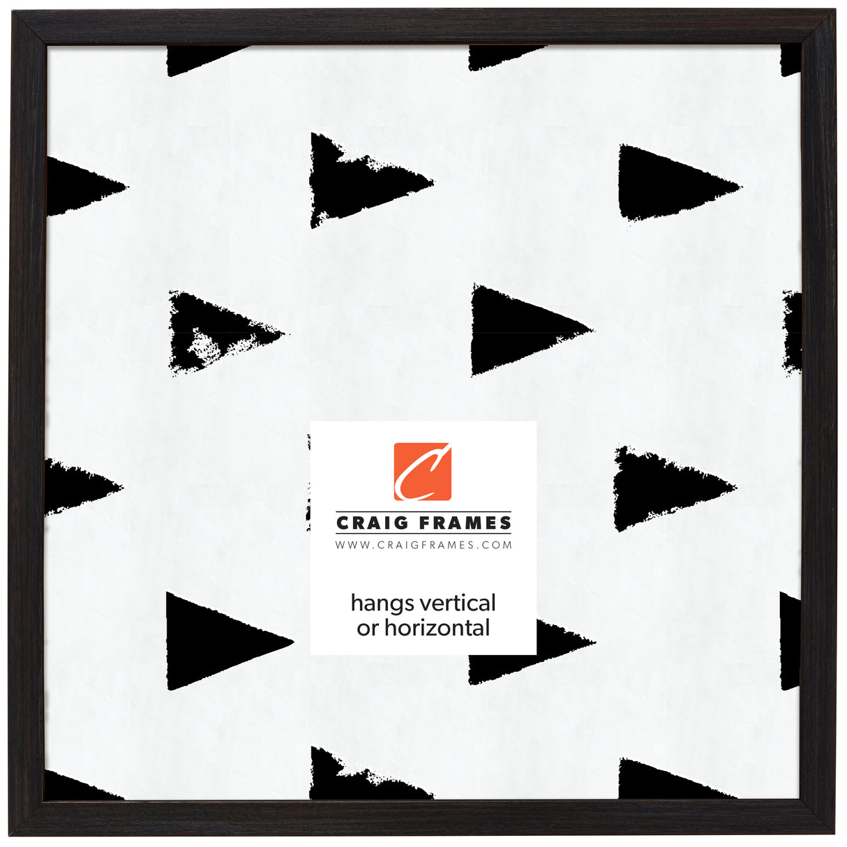 Farmhouse Essentials Tall .75", Black Picture Frame