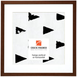 Farmhouse Essentials Tall .75", Walnut Brown Matted Picture Frame