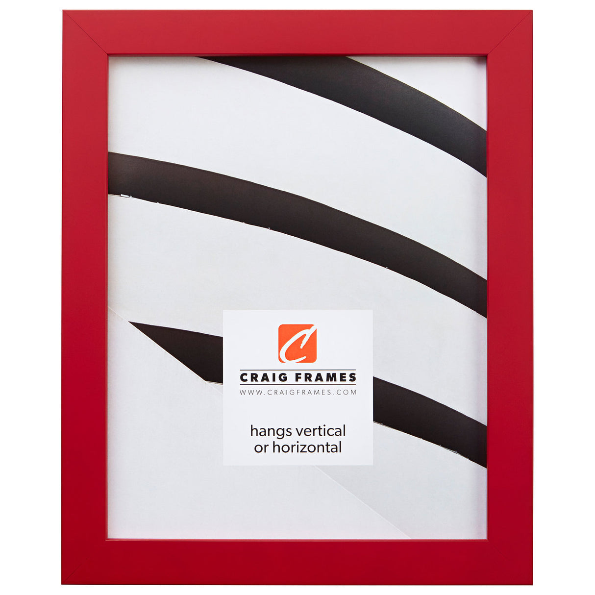 Confetti .875", Red Picture Frame